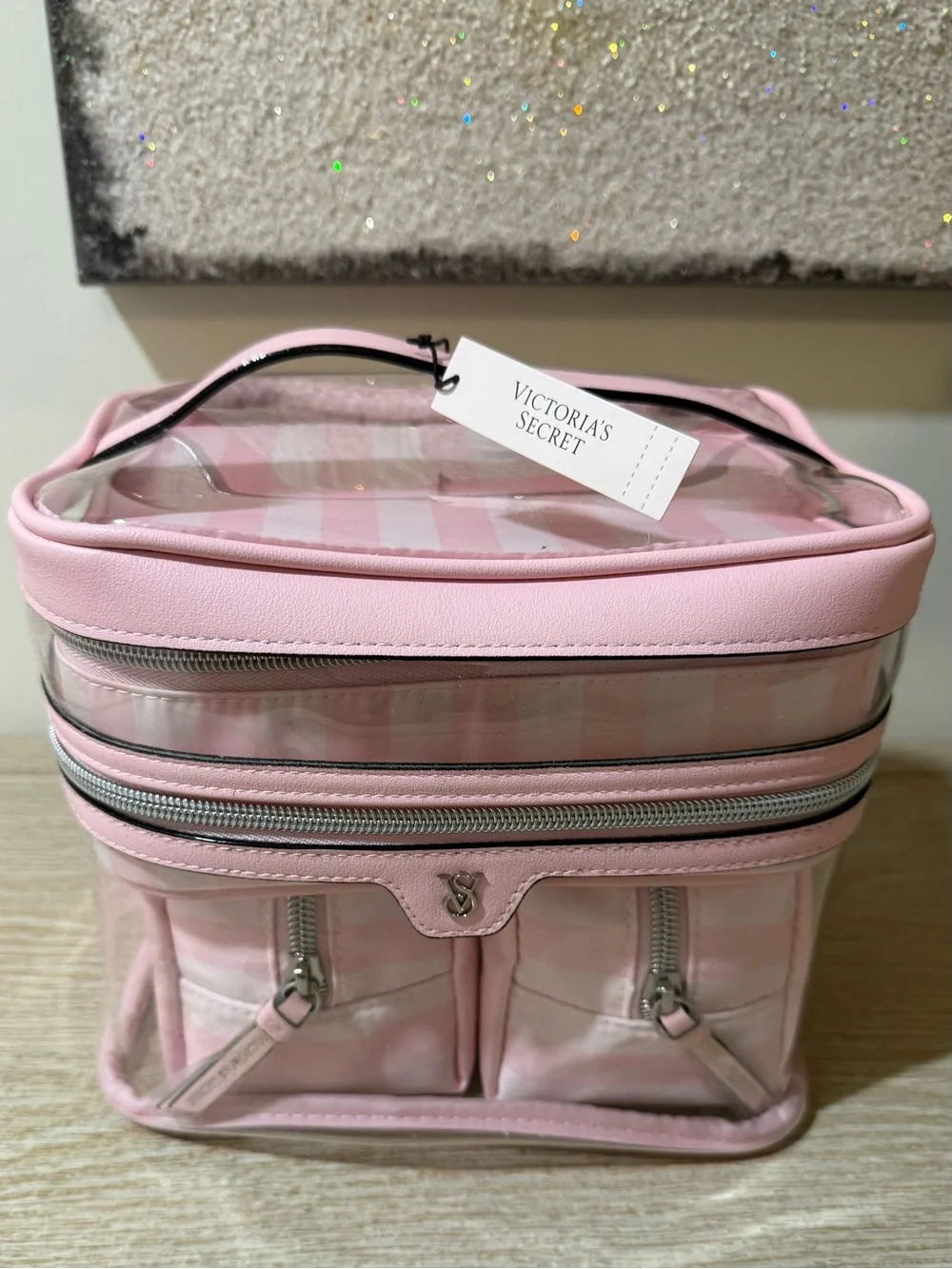 VS 4- Piece Makeup Bag Set with Top Handle